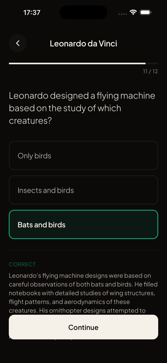 Quiz about Leonardo da Vinci