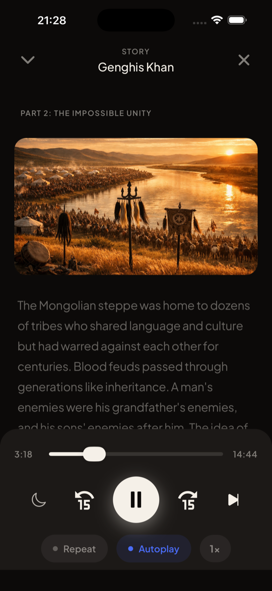 Audio story of Genghis Khan